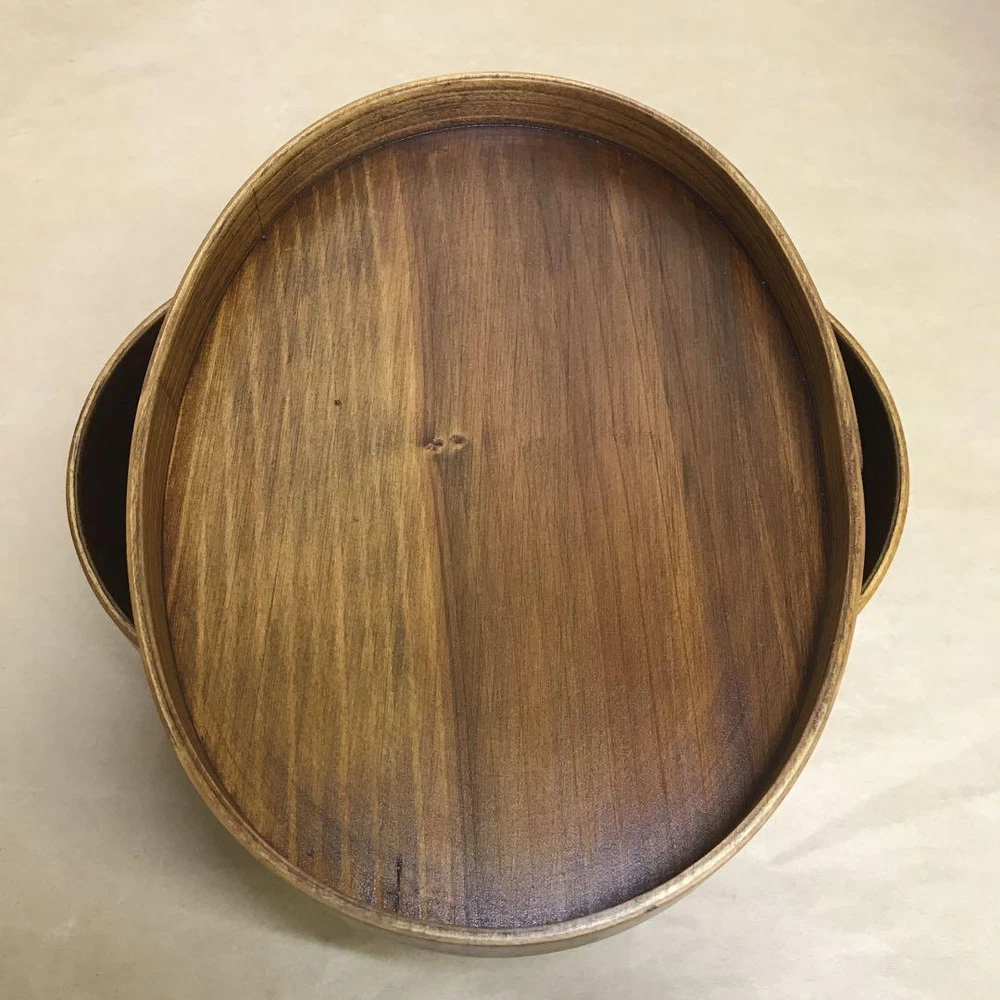 Magewappa Bento Box - 700ml Wooden Lacquer Finish with Band Magewappa Bento Box - 700ml Wooden Lacquer Finish with Band