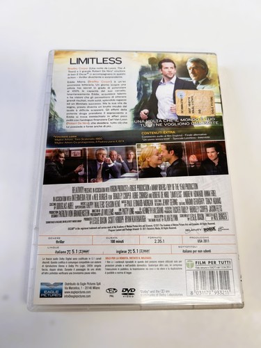 LIMITLESS con Bradley Cooper e Robert De Niro DVD Eagle Pictures 2011 - Foto 3 di 5