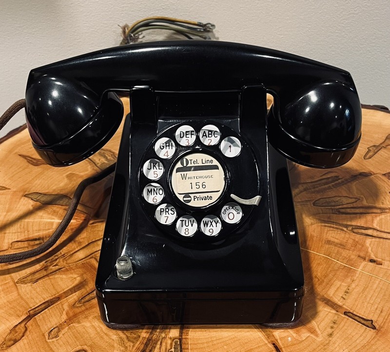 Western Electric Model 410 302 2-Line Telephone 1950. Working Original Condition