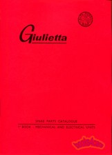 Alfa Romeo Parts Manual Spare Catalogue Book Giulietta Alfa Romeo Parts Manual Spare Catalogue Book Giulietta