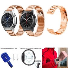Heavy-Duty 22mm Stainless Steel Watchband for AT T Samsung Gear S3 Classic R775A