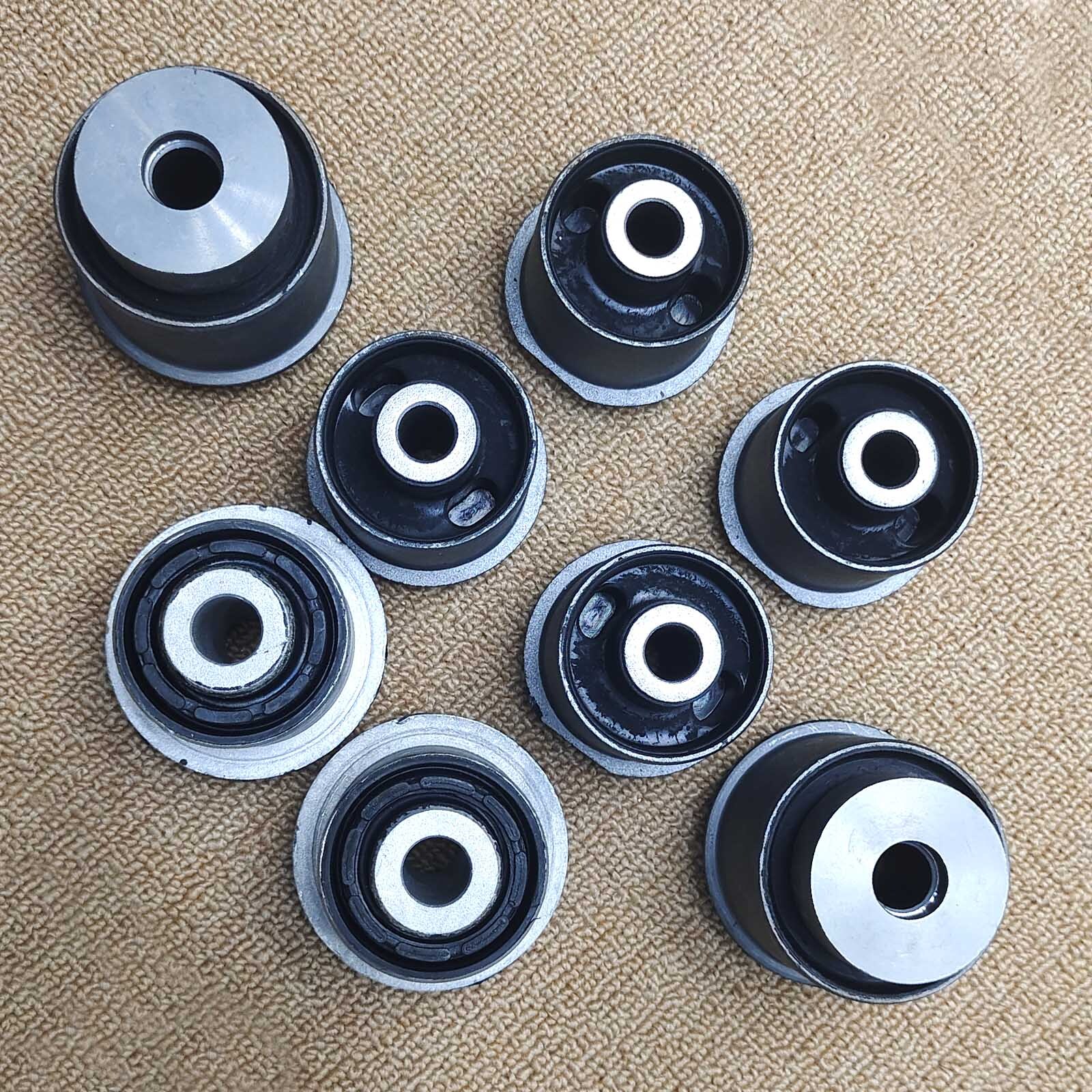 8x Front Upper and Lower Arm Bushing Kits for 14-17 Maserati Quattroporte Ghibli
