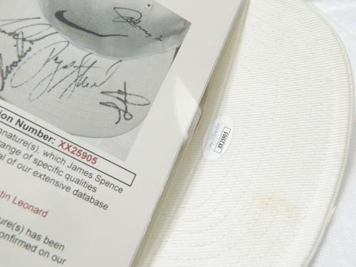 TIGER WOODS Payne Stewart Miller+++ Golf PGA Autographed Signed Snapback Hat JSA - Picture 11 of 21