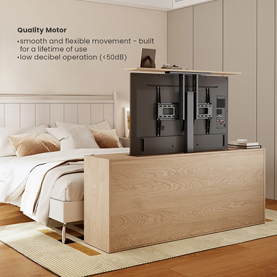 Motorized TV Lift Stand Mount App or Remote Control 40/43/50/55/60/65/70/75/80" - Image 3 of 4