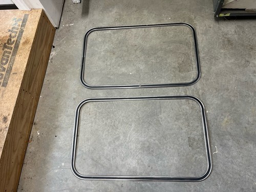1967 Ford Truck Door Panels Carpeted W/trim Rings OEM 67 - Picture 8 of 15