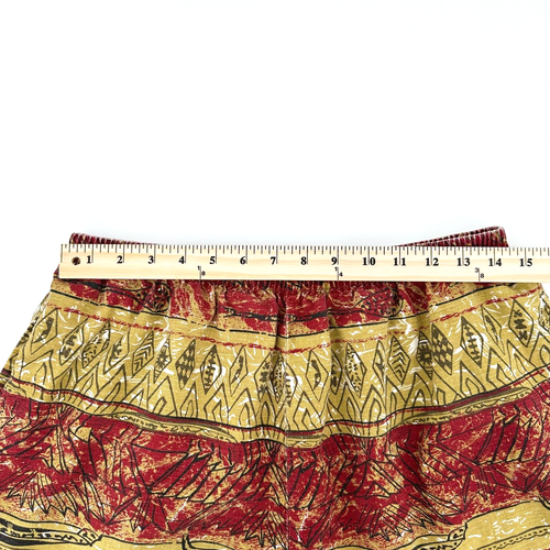Vintage 80/90s Eddie Bauer Womens Pull-On Shorts Medium Baggy Linen Blend Beach - Picture 3 of 8