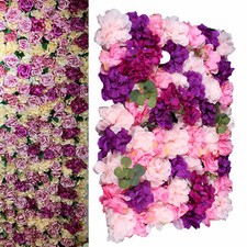 6 Artificial Flower Wall Panel Indoor Outdoor Flower Wall Panel For WeddingDecor
