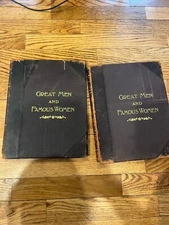 (2) Great Men And Famous Women Volume VIII & VI, Workman, Artists, Author Books