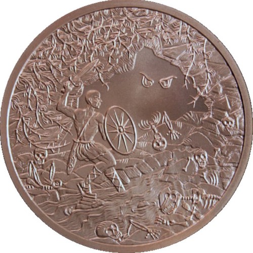 2020 Mini Auflage 1 & 2 Unzen 0,999 reines Kupfer BU Runde/Herausforderung Münze - 11 Designs - Bild 18 von 34