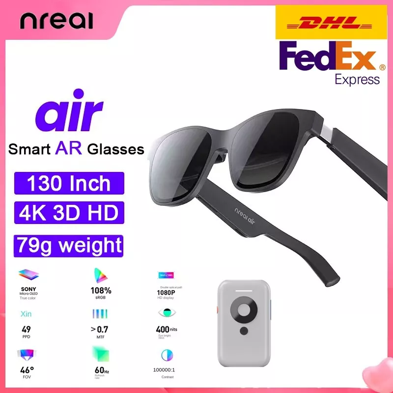 Xreal Nreal Air Smart AR Glasses Beam Portable 130 Inch Space