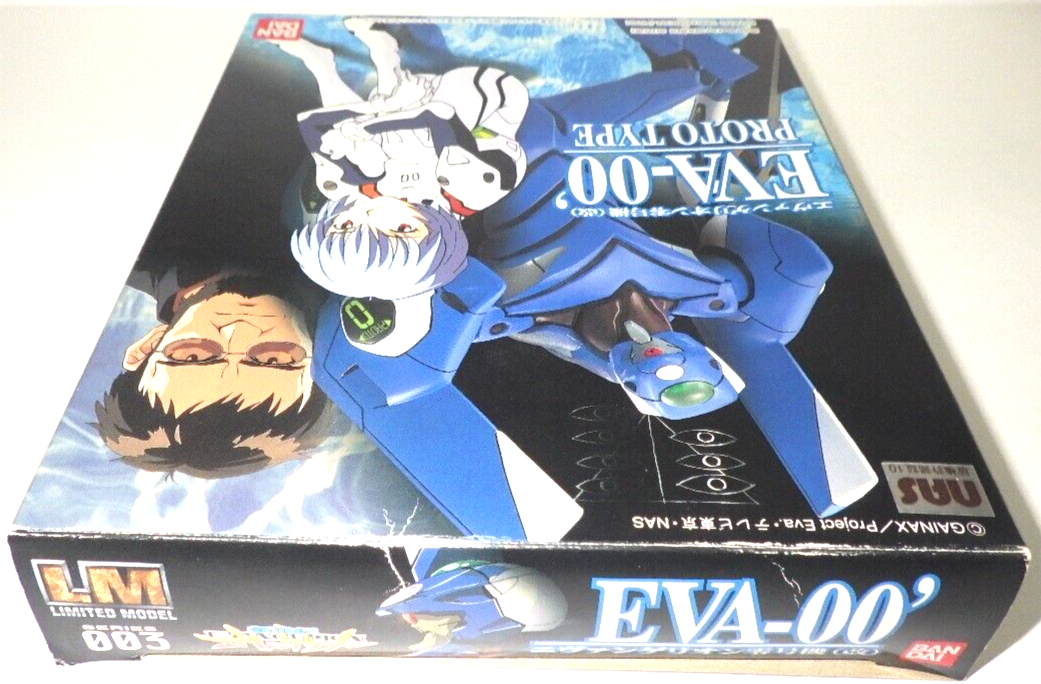 Bandai Evangelion EVA-00 PROTO TYPE Rei Ayanami Blue Vintage