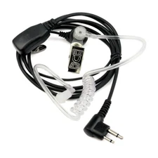 2 Pin Acoustic Tube Headset/Earpiece Mic for HYT Hytera Radio TC508 TC505 TC700