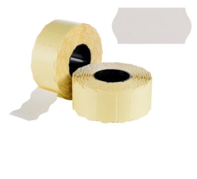 Weiße Preisgewehretiketten 26x12mm CT4 versch. Mengen Luchs Puma Motex Avery Meto