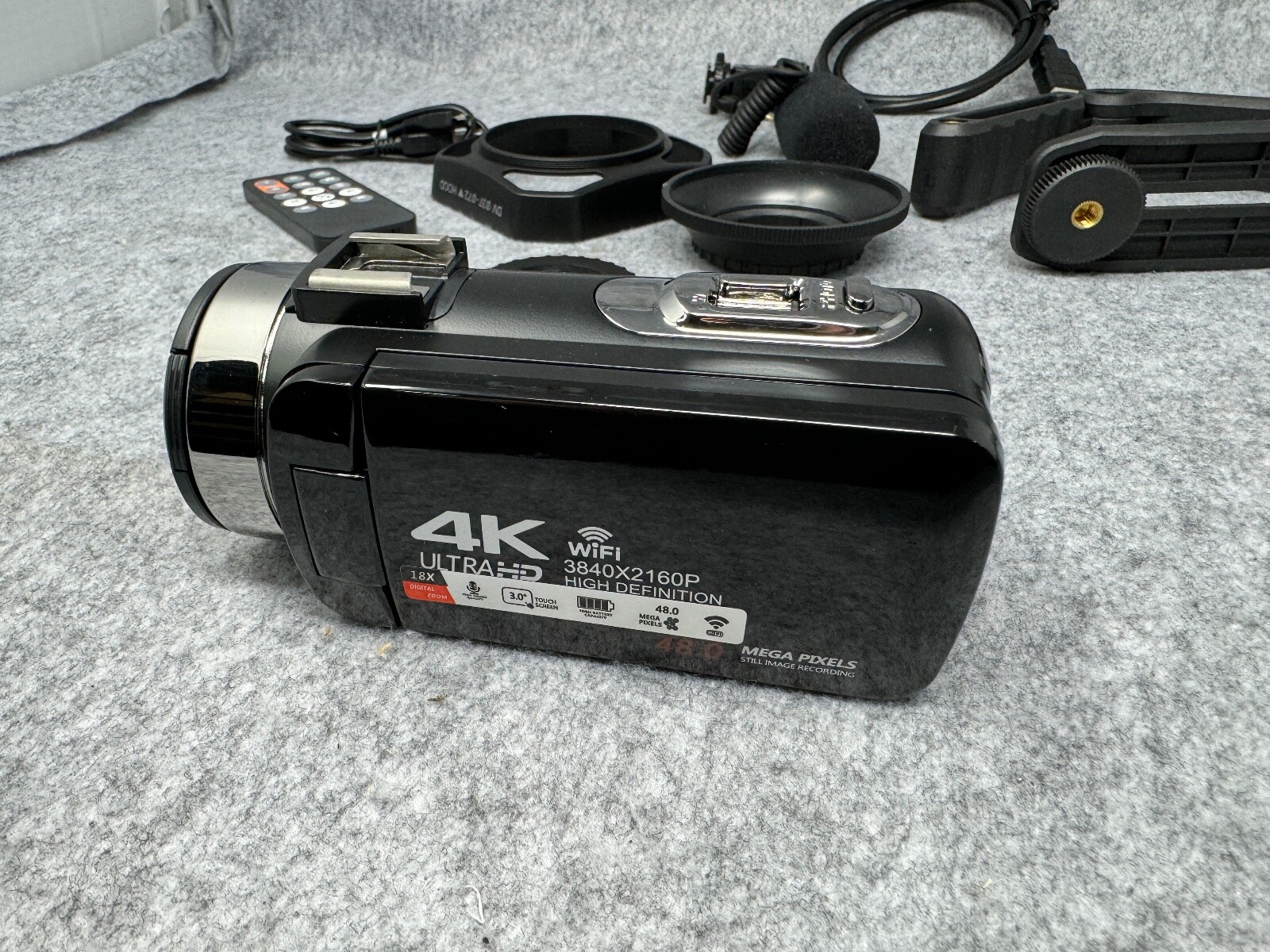 48MP 4K DIGITAL VIDEO CAMERA [UNBRANDED] CAMCORDER WIFI + RECORDING ATTACHMENTS eBay