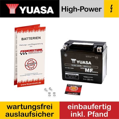 Daelim Roadwin VJ 125, 2004-2016, Batterie YUASA, wartungsfrei (inkl 7,50 Pfand)