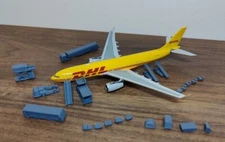 22x Cargo Service Equipment GSE 1:500 Scale Tug/HiLo/Bus/Trucks Airport Diorama