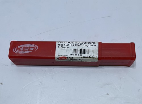 KEO Kombi Bohrer & Senker #8x6 HSS RH 60 Grad lang Serie 28060 - Bild 6 von 6