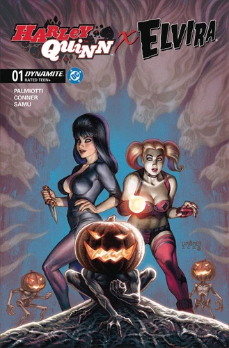 HARLEY QUINN X ELVIRA #1 CVR C LINSNER (PRESALE 8/20/25)