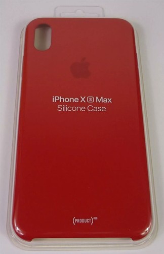 Genuine OEM Apple iPhone XS Max Silicone Case - Red - Picture 3 of 3