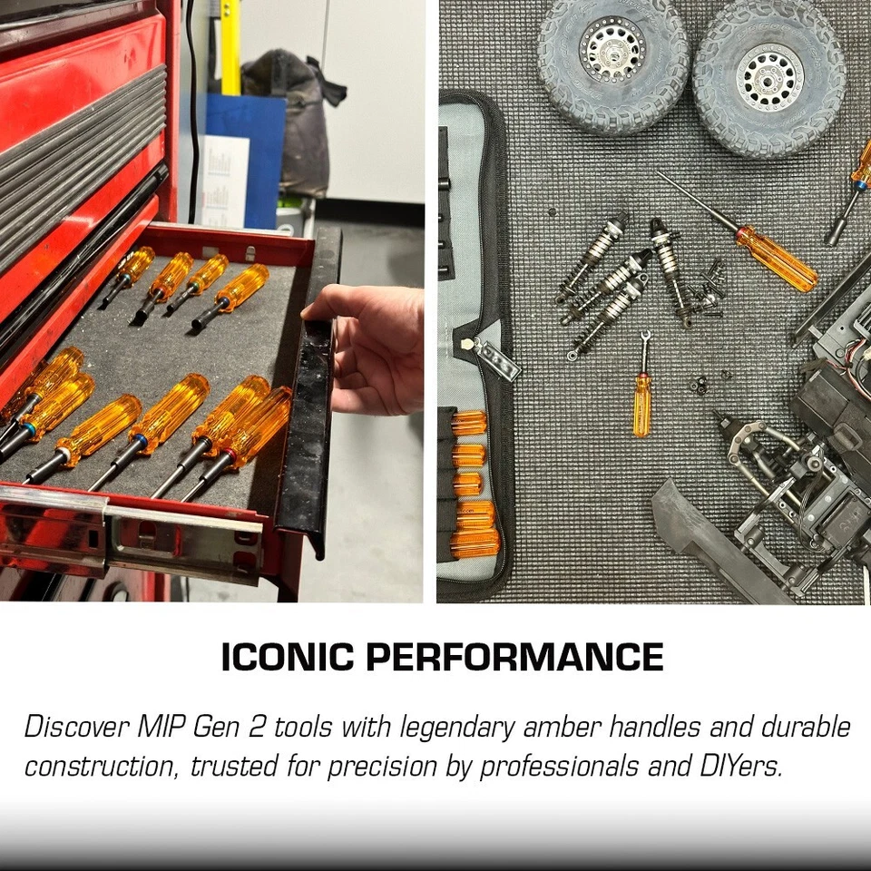 MIP Hex Driver Wrench Set Gen 2 Metric (3) 1.5mm 2.0mm 2.5mm 9602 - Image 2 of 4