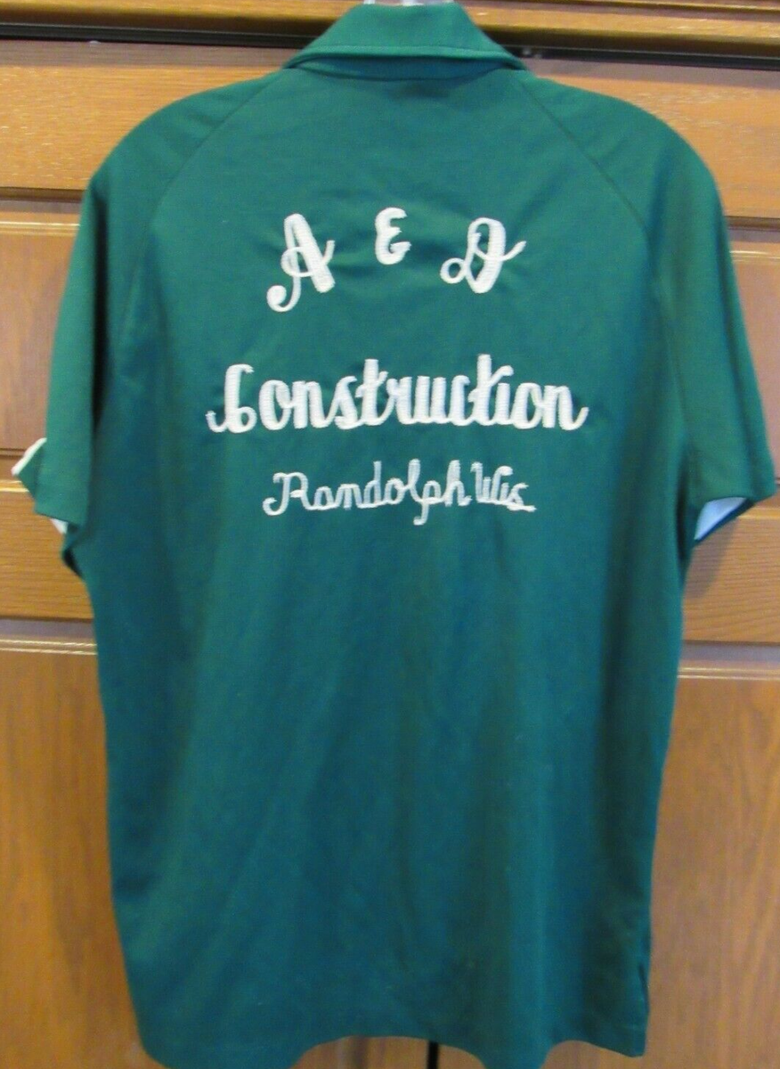Vintage Hilton brand 1970's Bowling shirt men's size Medium A & D