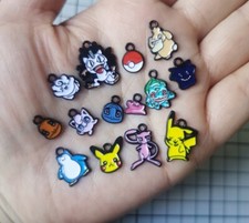 Lot 28 PCS cartoon mix Enamel Charms Metal Pendants DIY Earring Jewelry