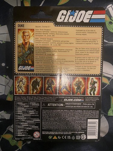 G. I. Joe Hasbro Duke 3.75 inch Retro Figure Walmart - 第 2/2 張圖片