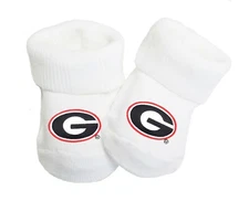 Georgia Bulldogs Baby Toe Booties