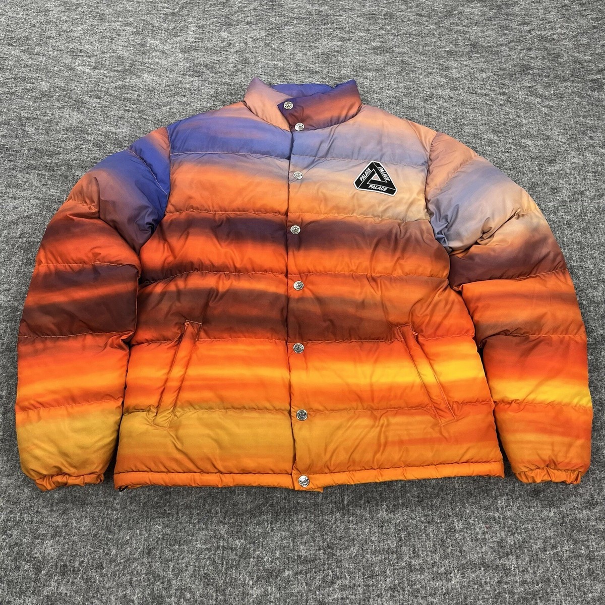 Moschino x Palace Jacket Mens 44 Orange Puffer Cloud World Moschino x Palace Jacket Mens 44 Orange Puffer Cloud World