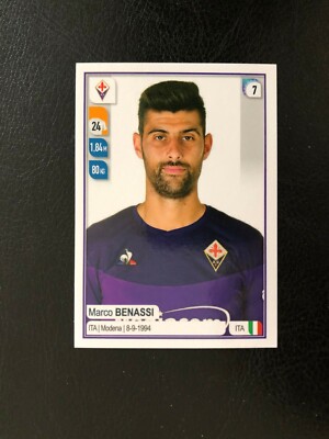 FIGURINE FOOTBALLERS PANINI 2019/20 FLORENTINA BENASSI n 134 NEW WITH VELINA 