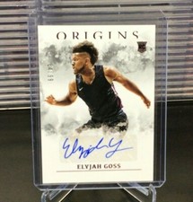 2021/22 Chronicles Draft ORIGINS - ELYJAH GOSS RED RC AUTO #24/99 Made 