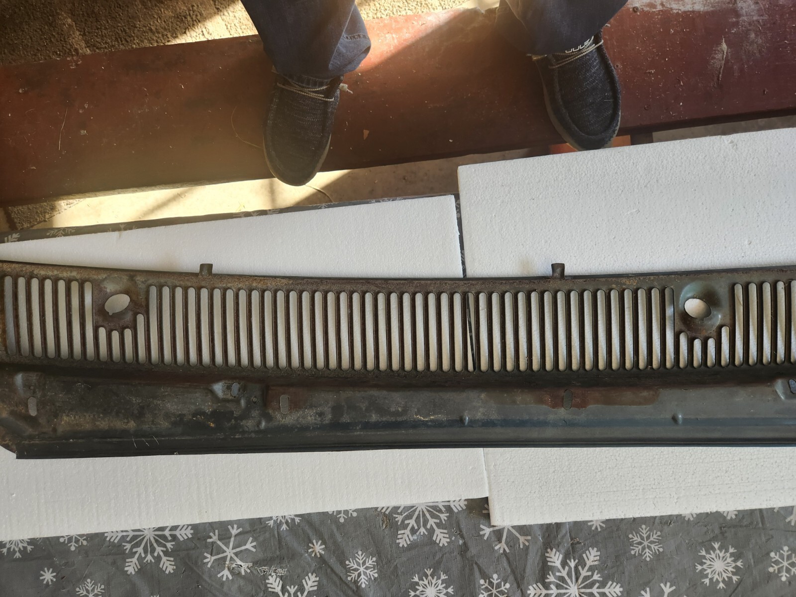 196467 A Body Chevelle Cutlass 442 GTO LeMans Skylark Cowl Vent Panel