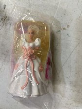 1992 McDonald's Happy Meal Toy Romantic Bride Barbie Doll Figurine Blonde Hair