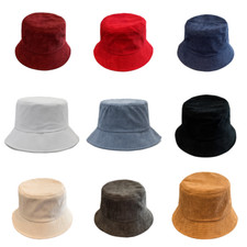 Damen Herbst Winter Cord Fischerhut Packbar Hut Schirmmütze Jagd Angeln Kappe