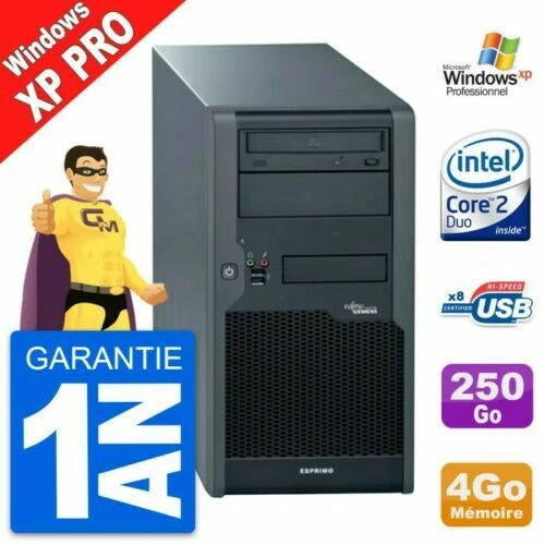 PCs de sobremesa y todo en uno Intel Core 2 Duo con Windows XP