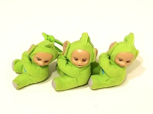 Vintage Lot of 5 Nickelodeon Teletubbies Keychains Clips McDonalds 2000 - Picture 8 of 12