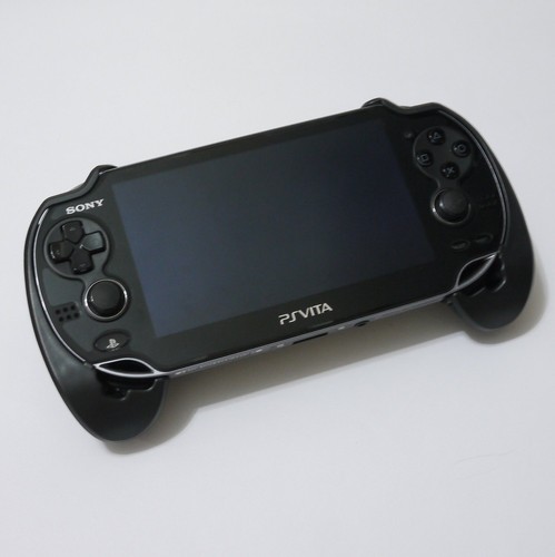 Sony Playstation PS Vita Attachment Handy Grip Black for PCH-1000 import Japan - Afbeelding 1 van 5