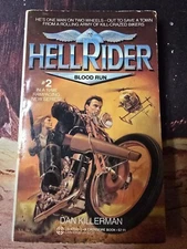 Dan Killerman HELLRIDER #2: BLOOD RUN vintage 1985 Pinnacle 1st print PB