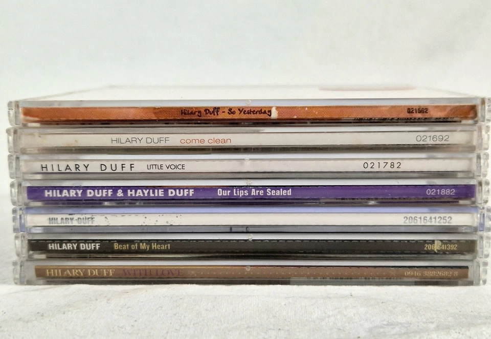 7x CD Singles de Hilary Duff So Yesterday Wake Up Little Voice With Love Beat Of My Foto 2 de 4