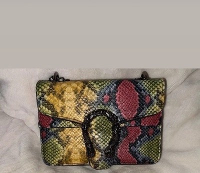 Mermaid Multi Color Chain Crossbody Purse