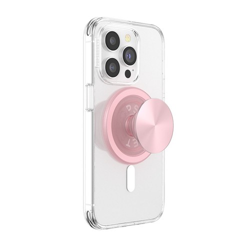 Support Magnétique PopGrip Stand et Selfie fonction support intégré, Rose - Photo 3/4