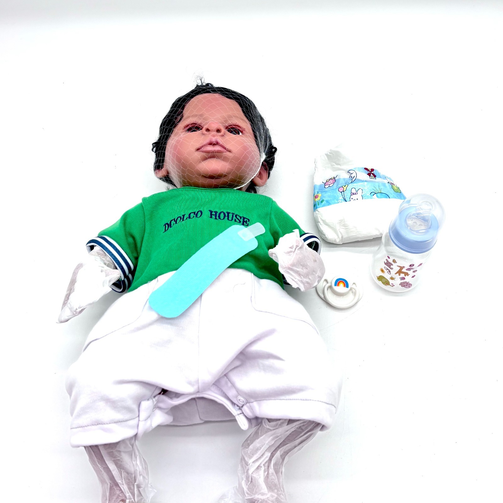 SCOM Lifelike Reborn Baby Doll Gift Set For Ages 3+ (Open Bo
