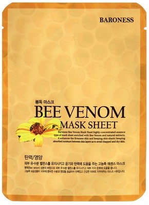 BARONESS Bienengift Maske Blatt - Bienengift Blatt Maske, 21g