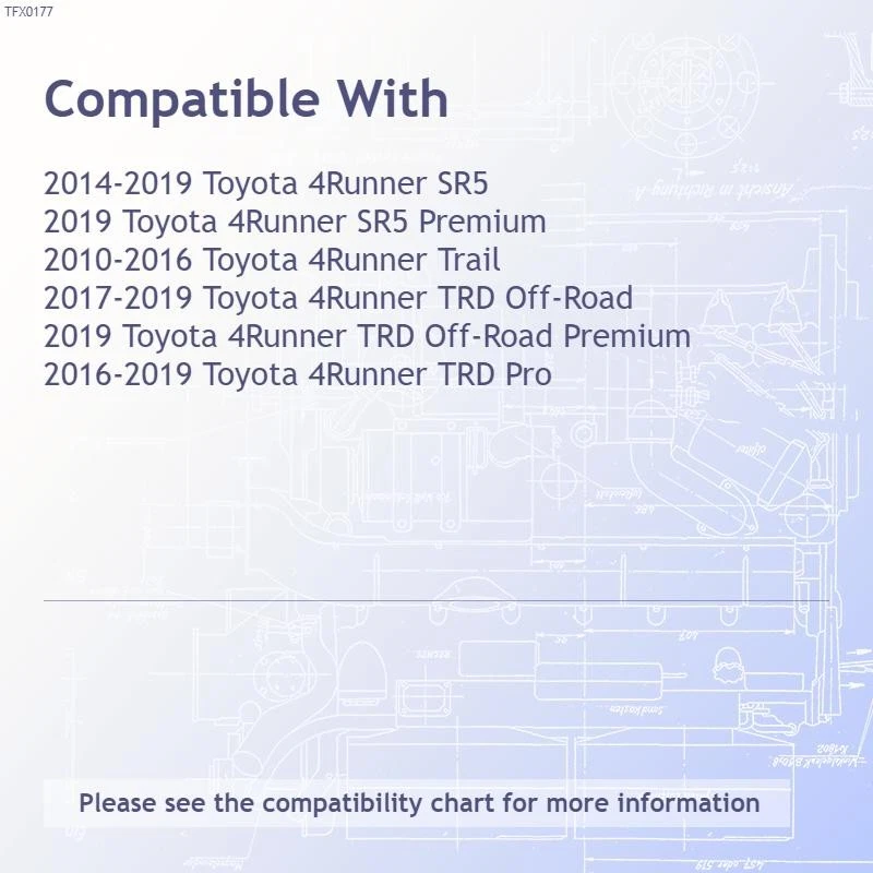 Barra Nerf redonda de acero negra de 3 pulgadas con 2 almohadillas escalonadas para Toyota 4Runner 10-19 Foto 3 de 4