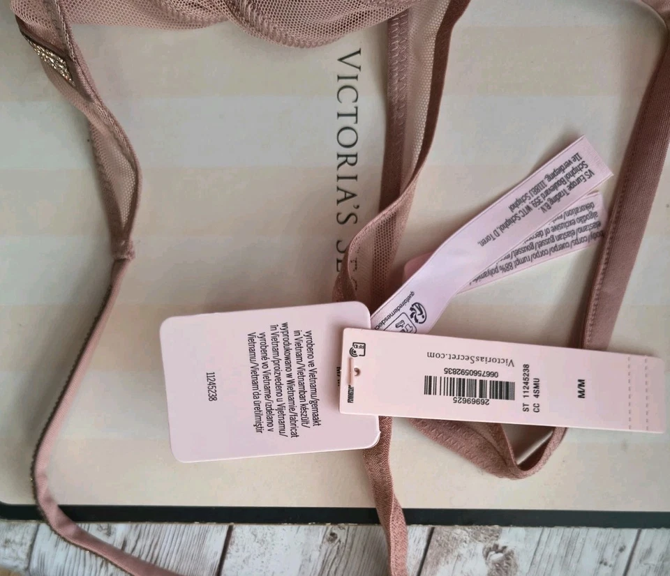 Victoria's Secret Very Sexy Shine Thong with rhinestones, size M - Image 2 of 4