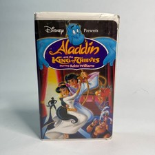 Disney Aladdin and the King of Thieves VHS 1996 Robin Williams Clamshell Case