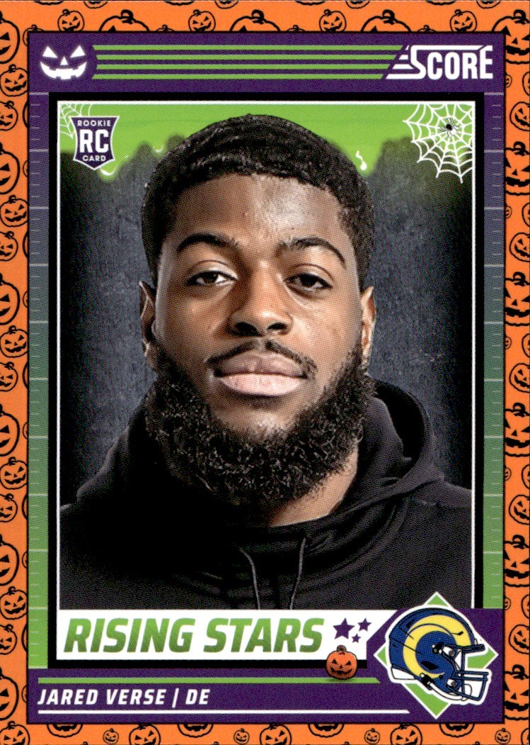 2024 Score-A-Treat Rising Stars Orange Pumpkin Jared Verse Rams #23
