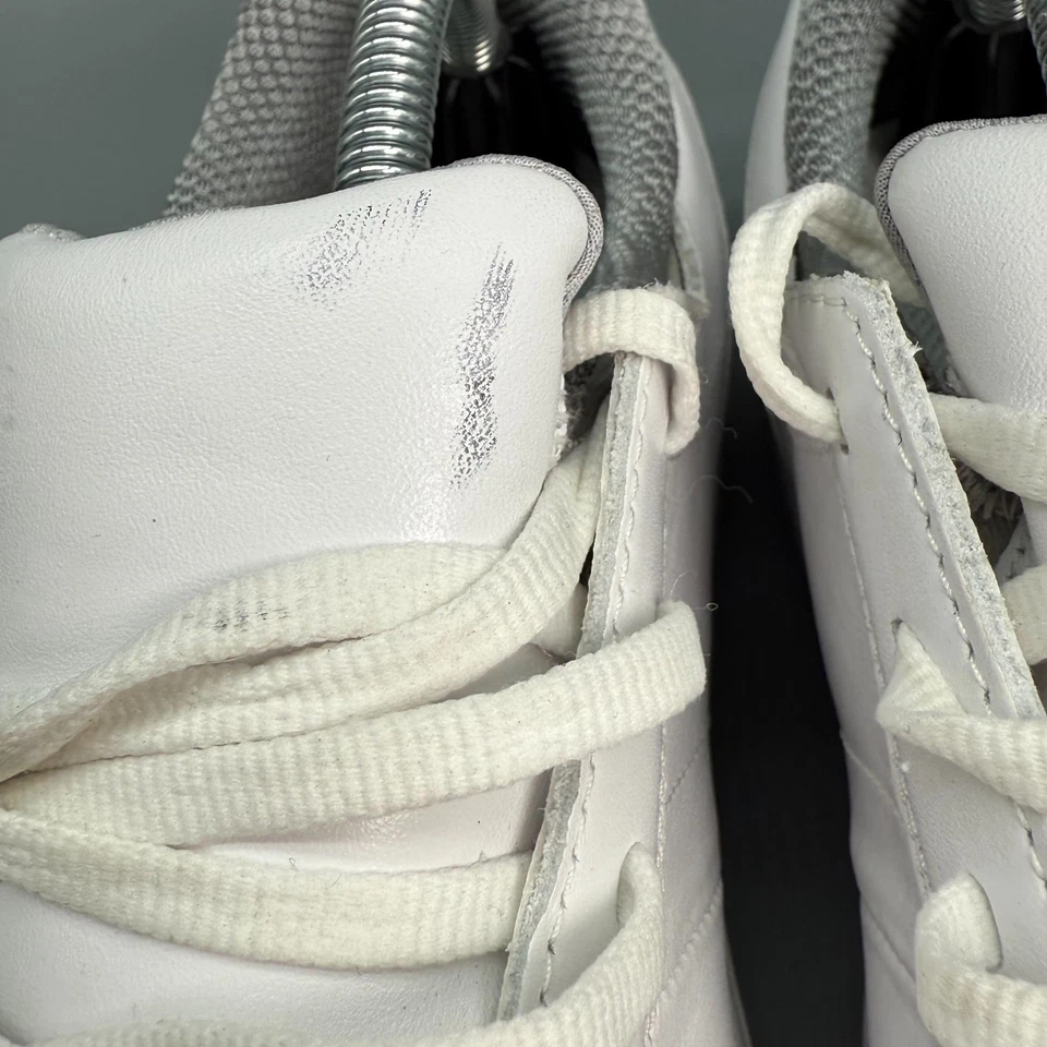 Tênis de corrida Orthofeet Wander feminino 11 couro branco atlético com cadarço - Imagem 3 de 4