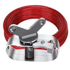 Upgraded Pool Cover Cable, Heavy-Duty Winch，Swimming Pool Cover Winch and Cable 