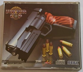 Virtua Cop 1 & 2 with Virtua Gun for Sega Saturn PAL UK Version